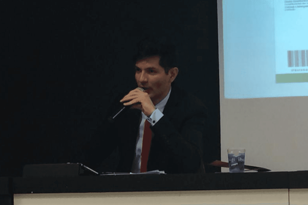 Bruno Neves em palestra no UniCEUB